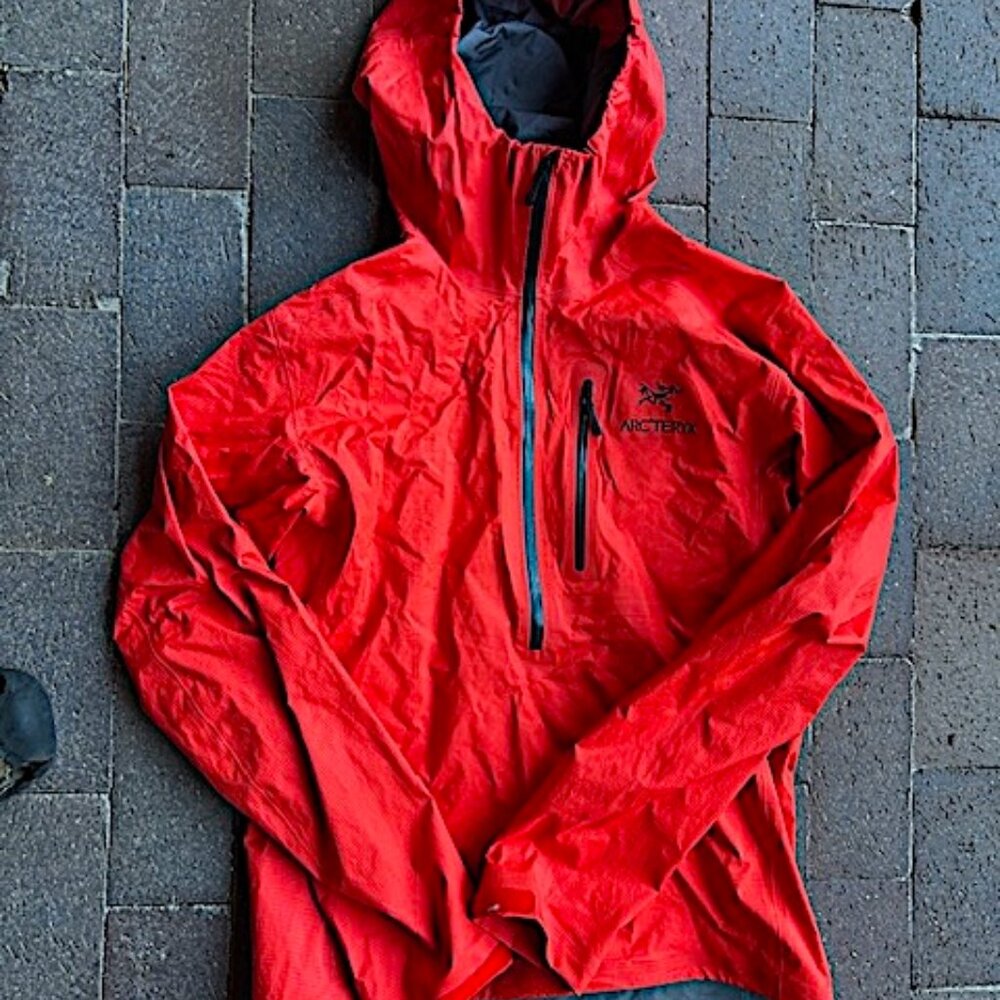 Arc'teryx Alpha SL Anorak. Men's medium, orange.